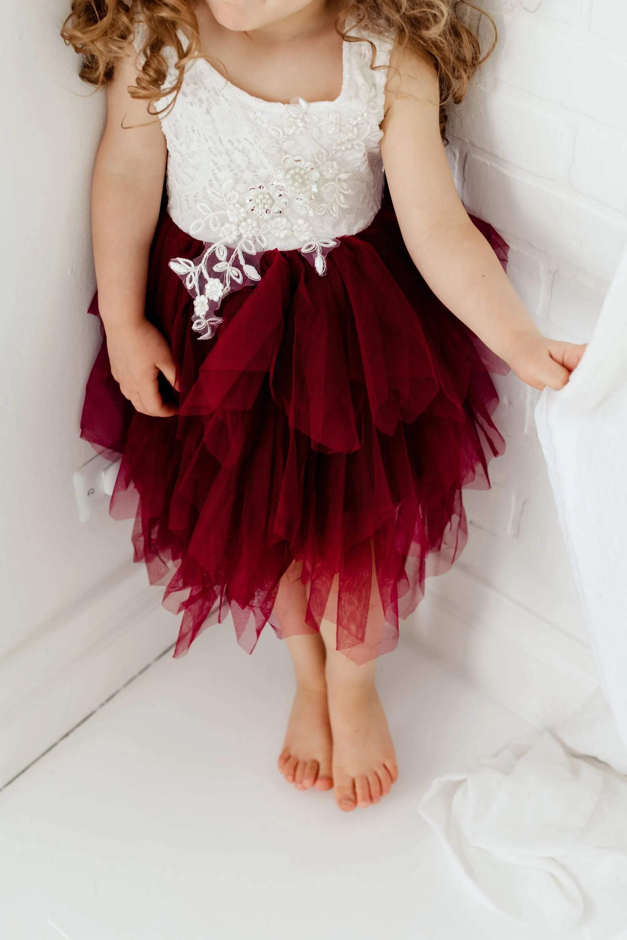 The Alanna Dress - Burgundy