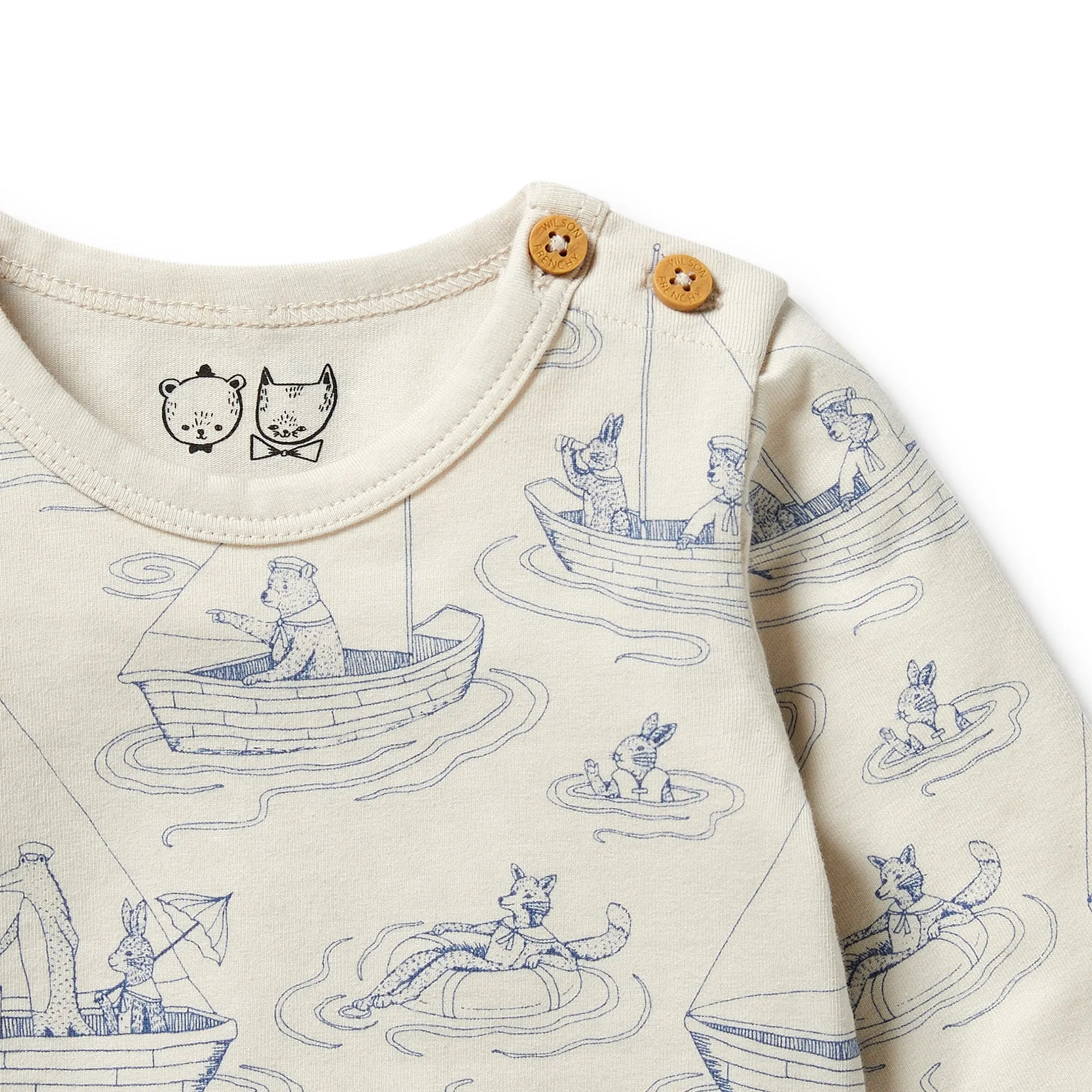 Wilson & Frenchy | Sail Away organic top