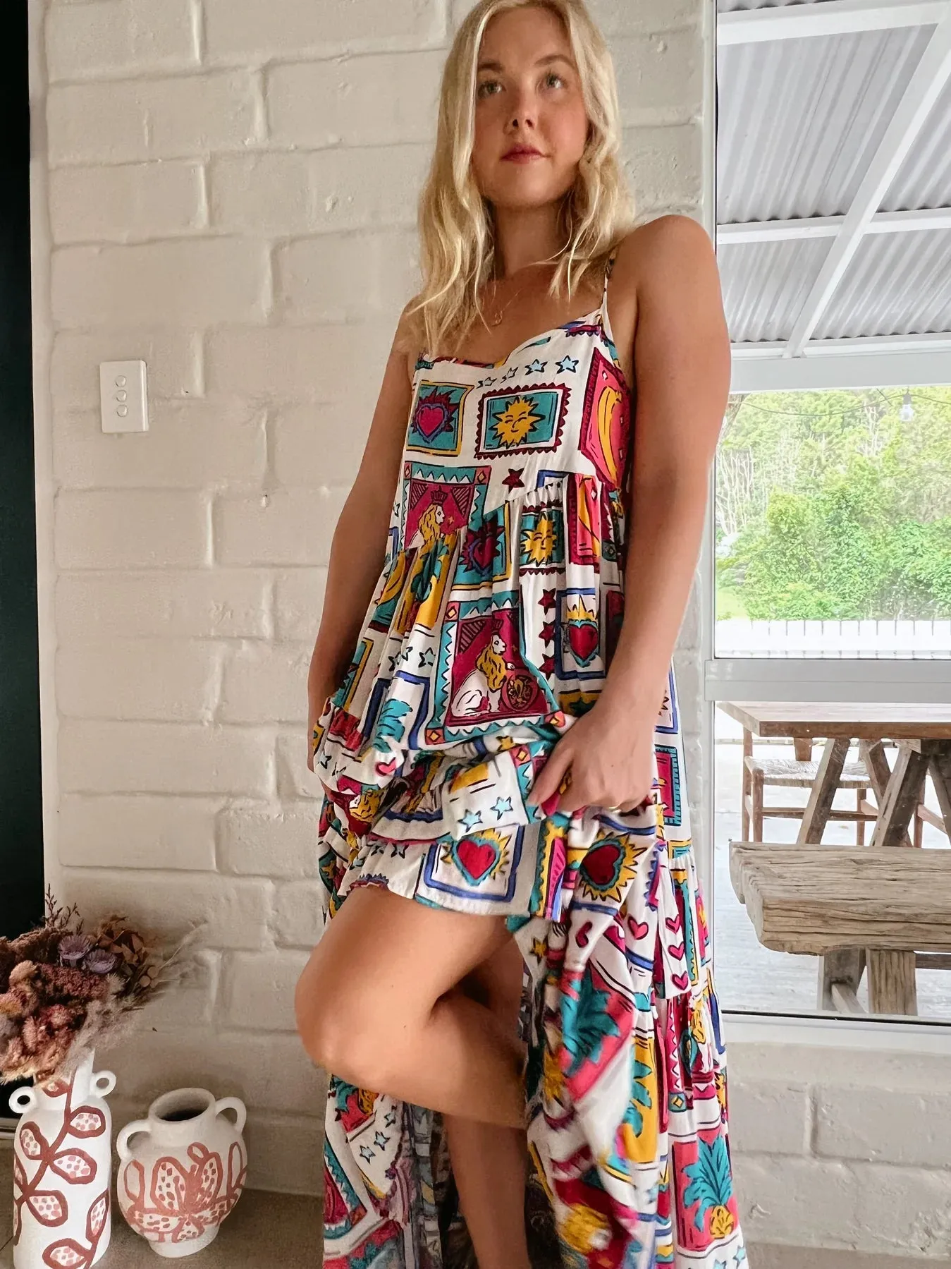 Winona Maxi Dress Alice print