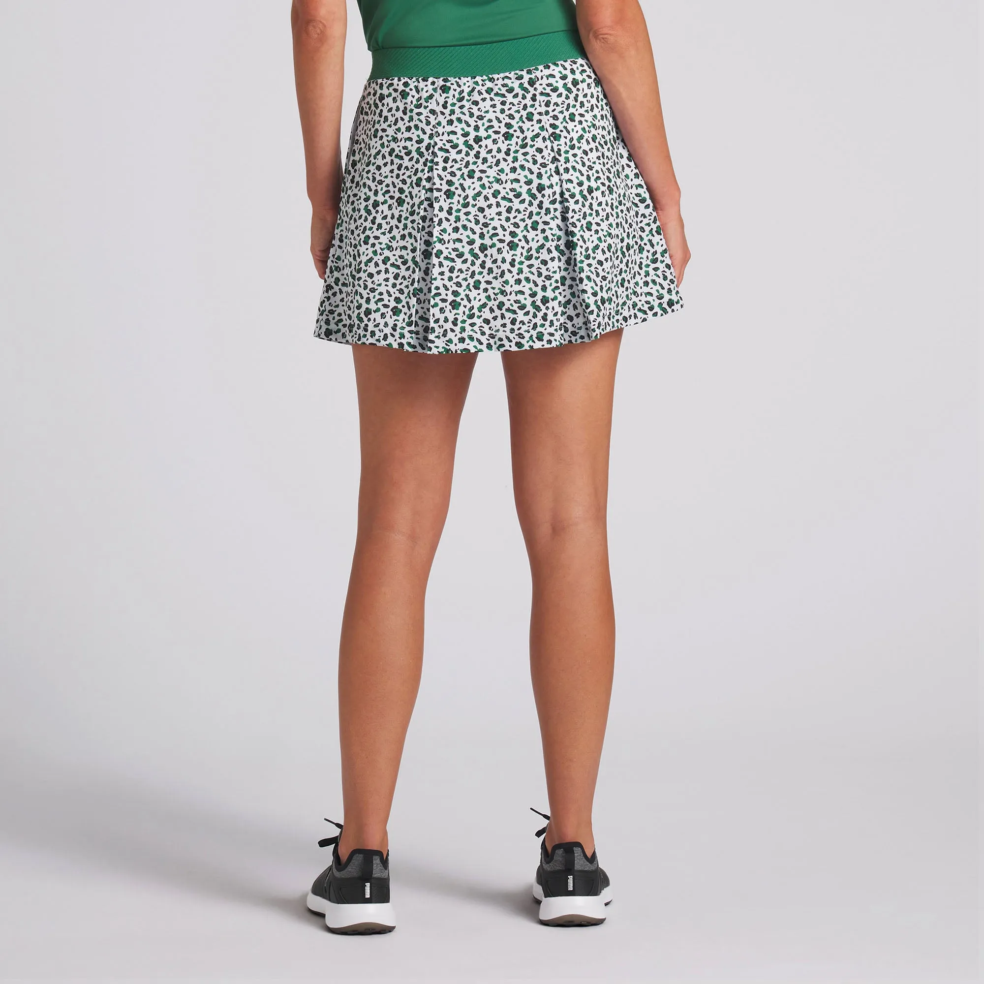 Leopard Pleated Golf Skirt for Women