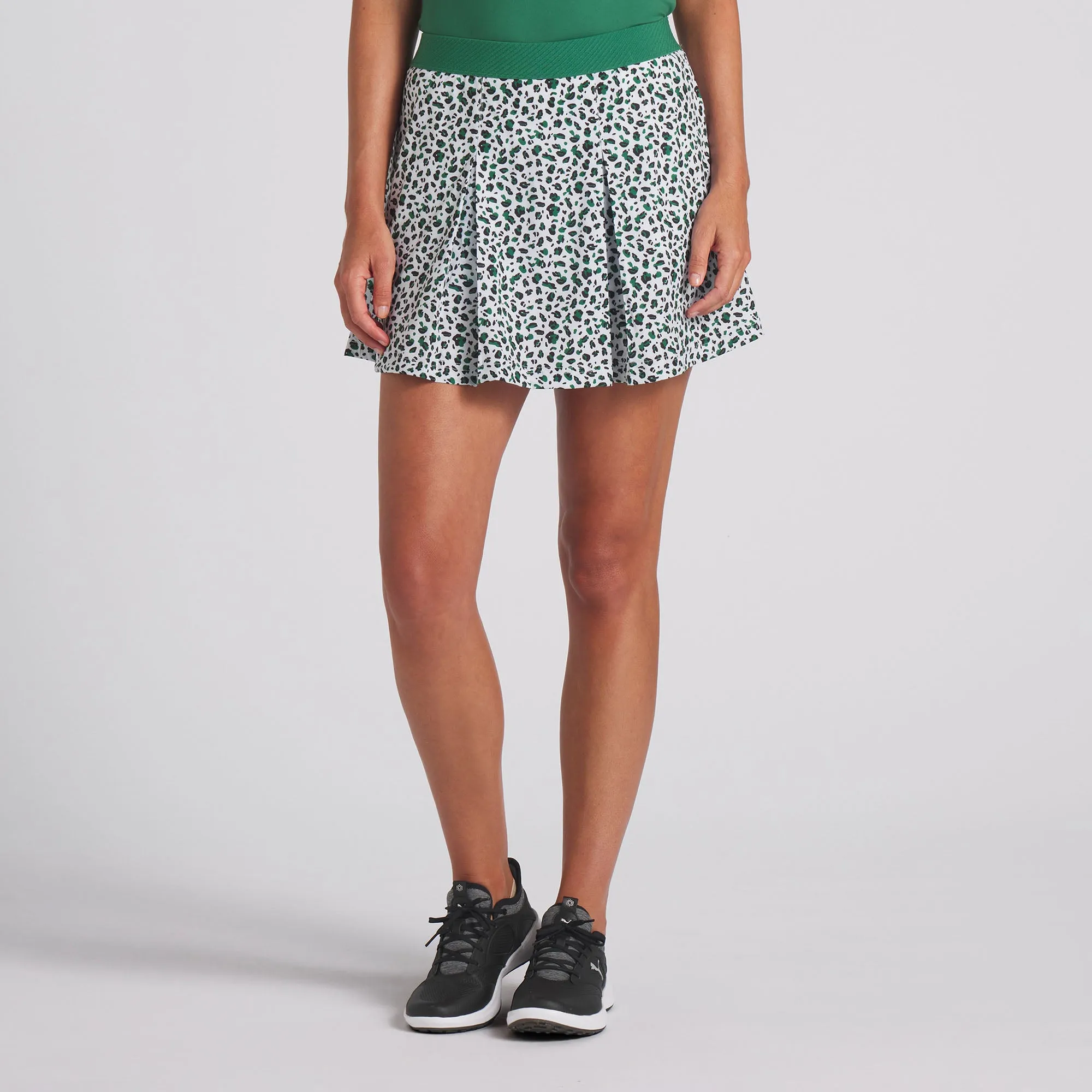 Leopard Pleated Golf Skirt for Women